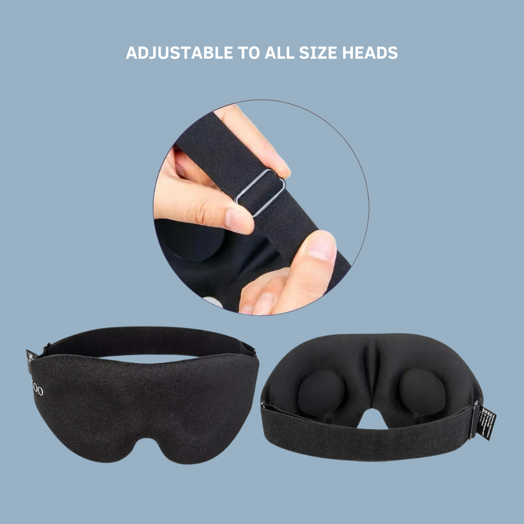 3D Sleep Mask | 100% Light Blocker